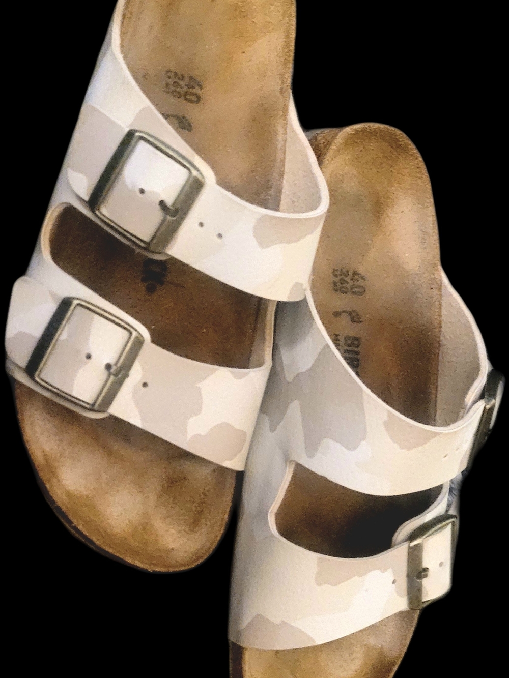 Like NEW Birkenstock ARIZONA SANDALS In Dessert SOIL Camo SAND. SIZE 40